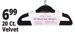 Ocean State Job Lot HomeLiving Velvet Suit Hangers 20 Count offer