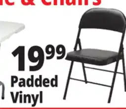 Ocean State Job Lot Padded Metal Folding Chair Black offer