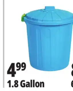 Ocean State Job Lot Round Clear Storage Bucket with Latching Lid offer