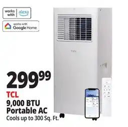 Ocean State Job Lot TCL 9 500 BTU Smart Portable Air Conditioner offer