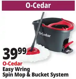 Ocean State Job Lot O-Cedar Easy Wring Spin Mop & Bucket System offer