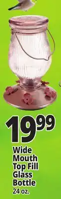 Ocean State Job Lot Perky Pet Top Fill Glass Hummingbird Feeder 24 oz offer