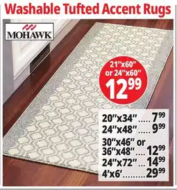 Ocean State Job Lot Washable Tufted Accent Rugs offer