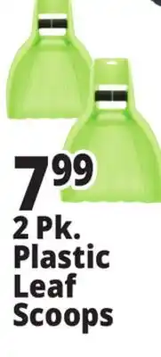 Ocean State Job Lot Plastic Leaf Scoops 2-Count offer