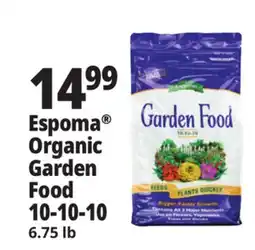 Ocean State Job Lot Espoma Garden Food 10-10-10 6.75 lbs offer