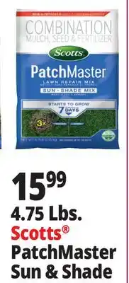 Ocean State Job Lot Scotts Patchmaster Sun & Shade Lawn Repair Mix 4.75 lbs offer