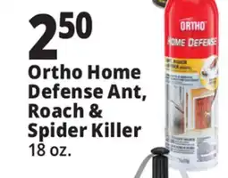 Ocean State Job Lot Ortho Home Defence Ant Roach & Spider Killer 18 oz offer