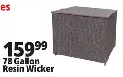 Ocean State Job Lot Resin Wicker Deck Box 78 Gal offer