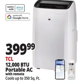 Ocean State Job Lot TCL Smart Portable Air Conditioner offer