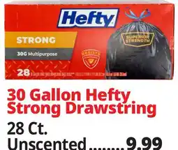 Ocean State Job Lot Hefty Strong Lawn & Leaf 39 Gallon Trash Bags 18 Count offer