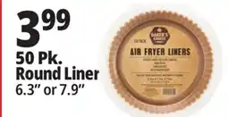 Ocean State Job Lot 50 Pk. Round Liner offer