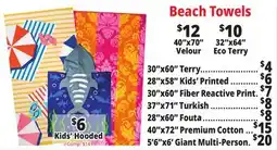 Ocean State Job Lot Beach Towels offer
