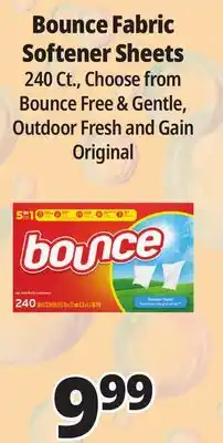 Ocean State Job Lot Bounce Free & Gentle Dryer Sheets 240 Count offer