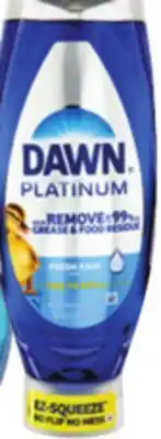 Ocean State Job Lot Dawn Ultra Platinum Power wash Lemon Scent Dish Spray 16 oz offer
