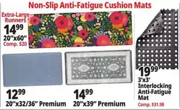 Ocean State Job Lot Anti-Fatigue Mats offer
