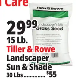 Ocean State Job Lot Tiller & Rowe Landscaper's Mix Grass Seed 15 lbs offer