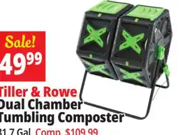 Ocean State Job Lot Tiller & Rowe Dual Chamber Tumbling Composter offer