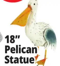 Ocean State Job Lot 18 Pelican Garden Statue offer