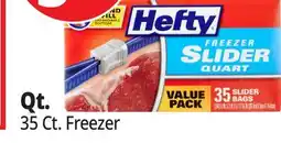 Ocean State Job Lot Hefty Storage Quart Slider Bags 40 Count offer