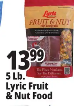 Ocean State Job Lot Lyric Fruit and Nut High Energy Wild Bird Food Mix 5 lbs offer