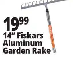 Ocean State Job Lot Fiskars Aluminum Garden Rake 60 offer