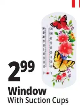 Ocean State Job Lot Outdoor Living Accents Window Thermometer offer