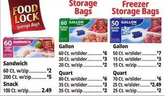 Ocean State Job Lot Food Lock Bags offer