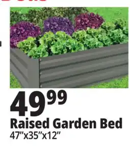 Ocean State Job Lot Galvanized Raised Garden Bed 47 x 35 x 12 offer