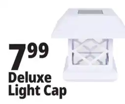 Ocean State Job Lot Deluxe Solar Post Cap Light White Finish offer