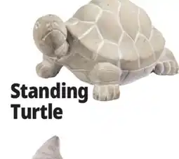 Ocean State Job Lot Standing Turtle Cement Statue Gray offer
