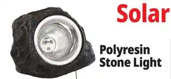 Ocean State Job Lot Polyresin Stone Light offer