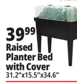 Ocean State Job Lot Tiller & Rowe Raised Planter with Cover offer