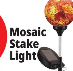 Ocean State Job Lot Mosaic Solar Garden Stake Light offer