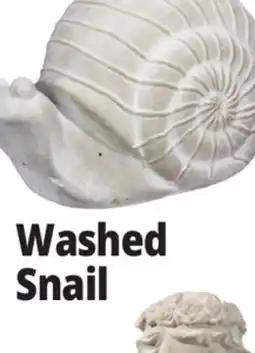 Ocean State Job Lot Snail Cement Statue Gray offer
