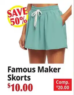 Ocean State Job Lot Famous Maker Skorts offer