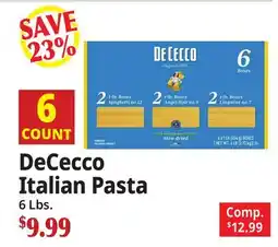 Ocean State Job Lot DeCecco Italian Pasta offer
