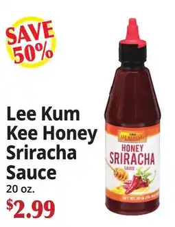 Ocean State Job Lot Lee Kum Kee Honey Sriracha Sauce offer