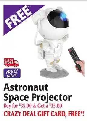 Ocean State Job Lot Astronaut Space Projector offer