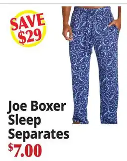 Ocean State Job Lot Joe Boxer Sleep Separates offer