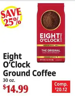 Ocean State Job Lot Eight O'Clock Ground Coffee offer