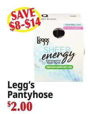 Ocean State Job Lot Legg's Pantyhose offer