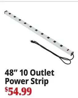 Ocean State Job Lot 48 10 Outlet Power Strip offer