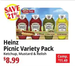 Ocean State Job Lot Heinz Picnic Variety Pack offer