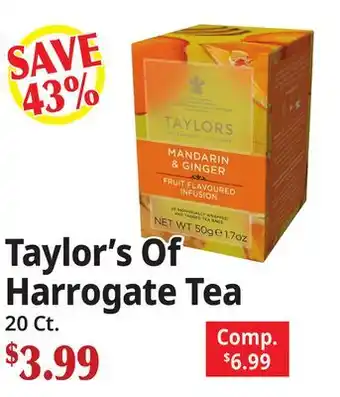Ocean State Job Lot Taylor's Of Harrogate Tea offer