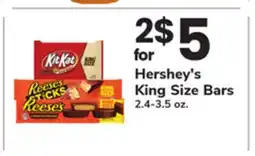 ACME Hershey's King Size Bars offer