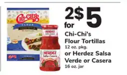 ACME Chi-Chi's Flour Tortillas 12 oz. pkg. or Herdez Salsa Verde or Casera 16 oz. jar offer
