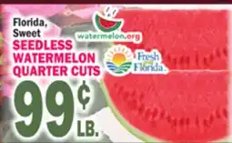 C Town SEEDLESS WATERMELON QUARTER CUTS offer