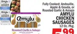 C Town AMYLU CHICKEN SAUSAGES 12 Oz. Pkg offer