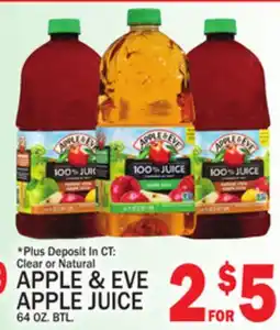 C Town APPLE & EVE APPLE JUICE offer