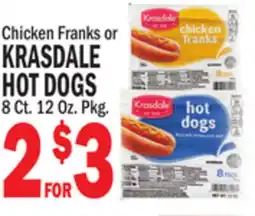 C Town KRASDALE HOT DOGS offer